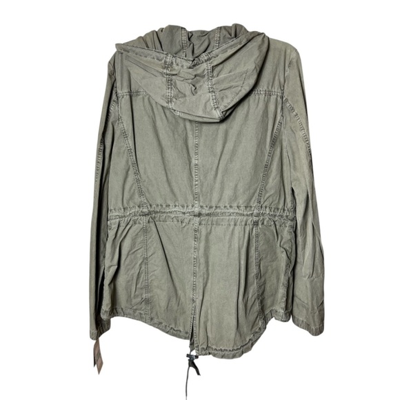 NWT Levi’s Khaki Green Utility Hooded Jacket Size L - Picture 13 of 13